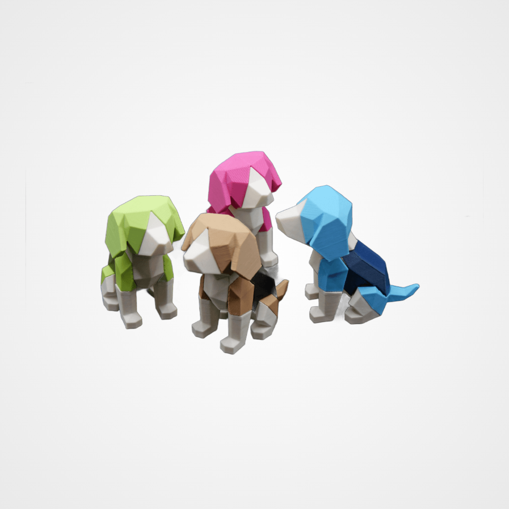 3D Printed Beagle Puppy Toy for Kids 8+ Years by Kalaadhara