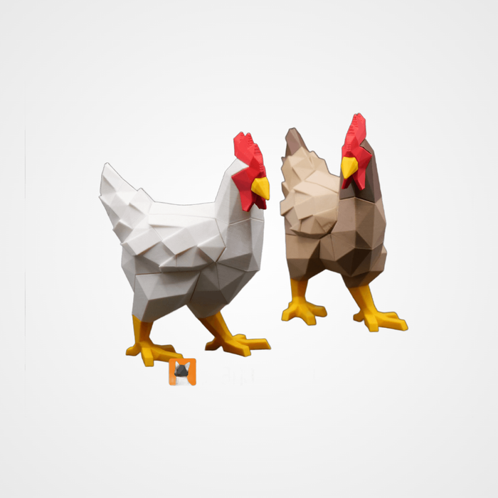 3D Printed Chicken Toy for Kids 8+ Years by Kalaadhara