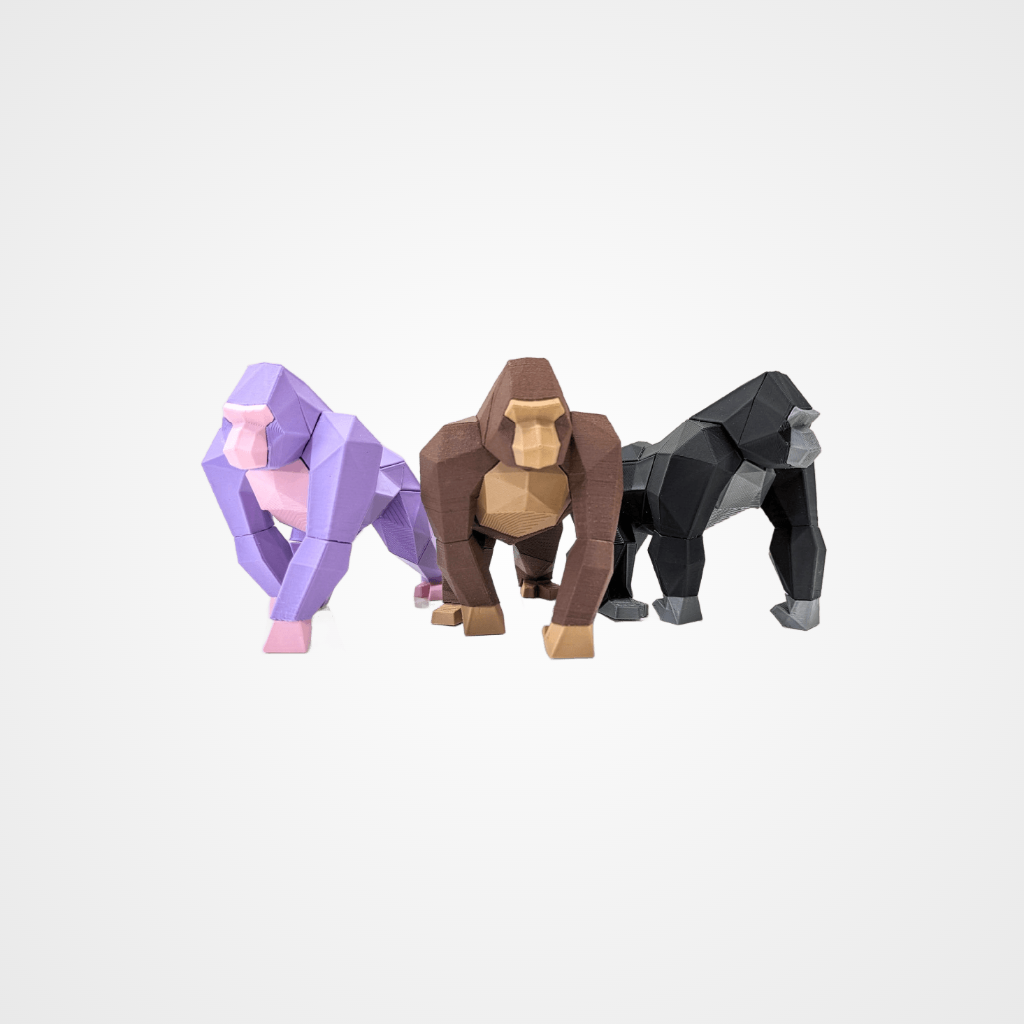 3D Printed Gorilla Toy for Kids 8+ Years by Kalaadhara