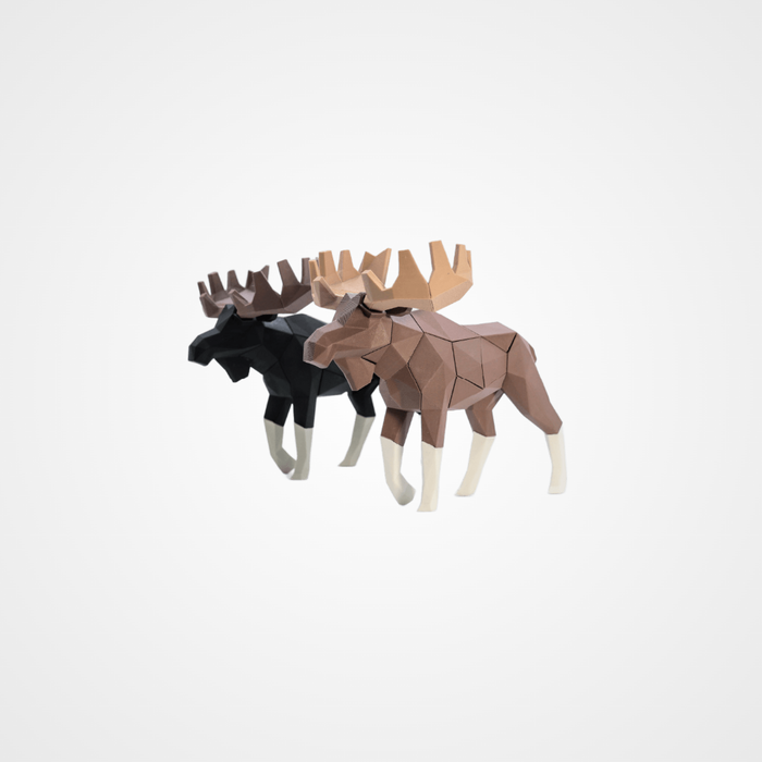 3D Printed Moose Elk Toy for Kids 8+ Years by Kalaadhara