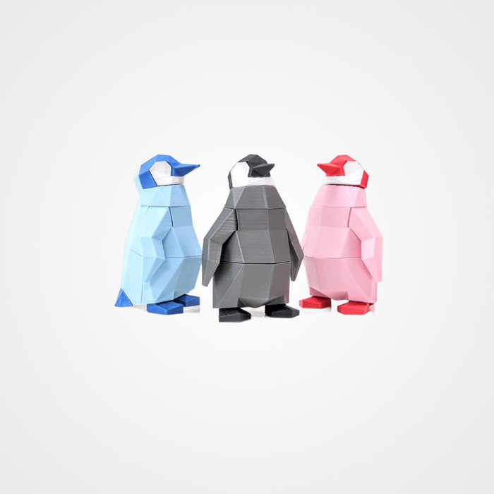3D Printed Penguin Toy for Kids 8+ Years by Kalaadhara