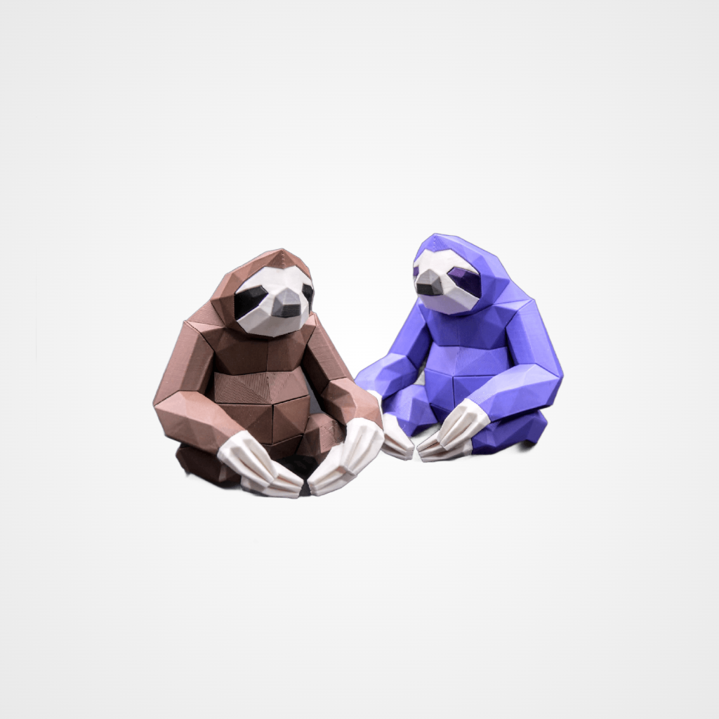 3D Printed Sloth Toy for Kids 8+ Years by Kalaadhara