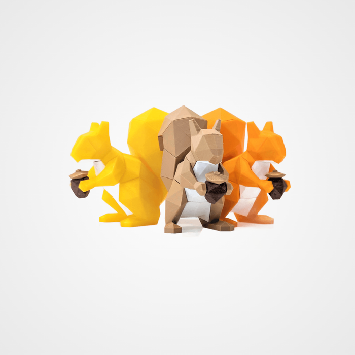 3D Printed Squirrel Toy for Kids 8+ Years by Kalaadhara