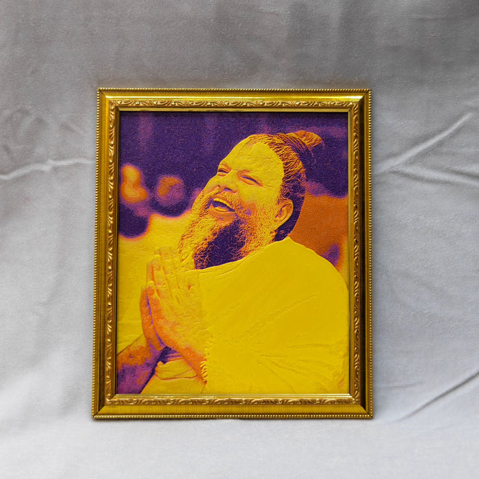 Shri Hit Premanand Govind Sharan Ji Maharaj Hue-Forge Painting