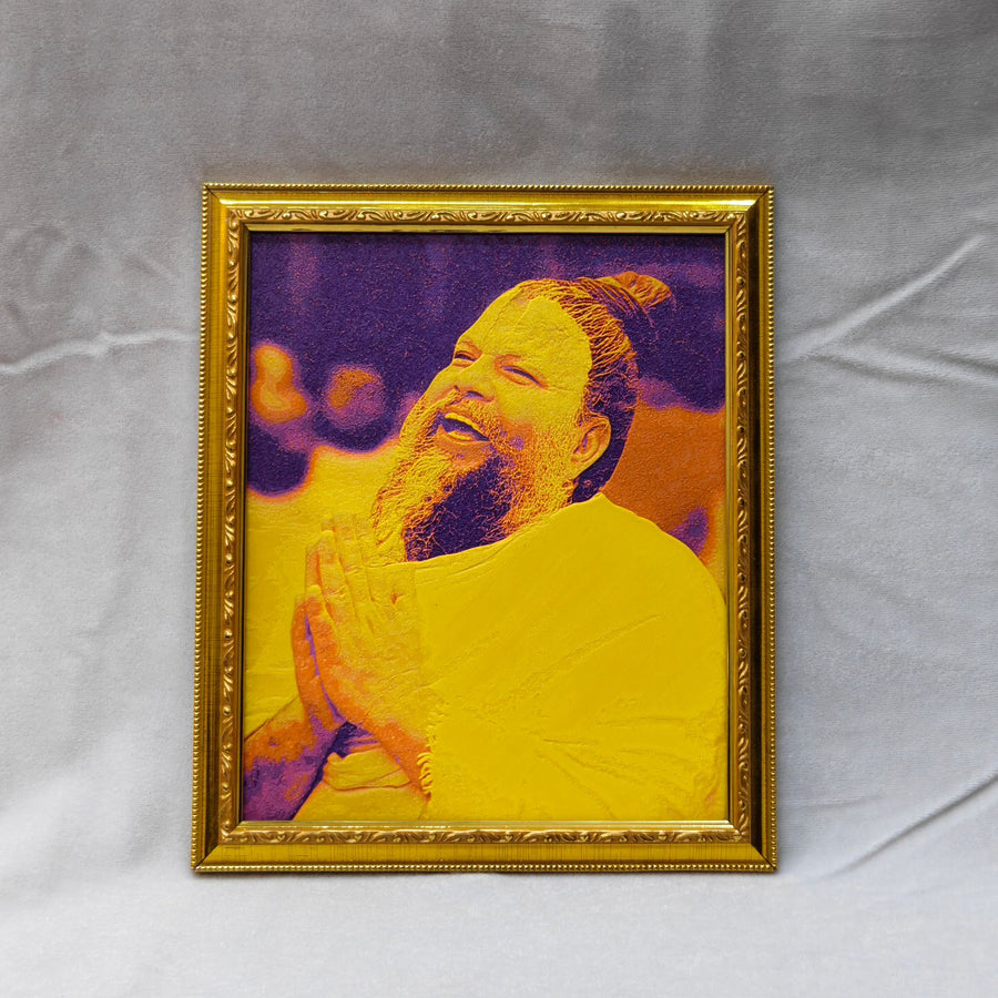 Shri Hit Premanand Govind Sharan Ji Maharaj Hue-Forge Painting